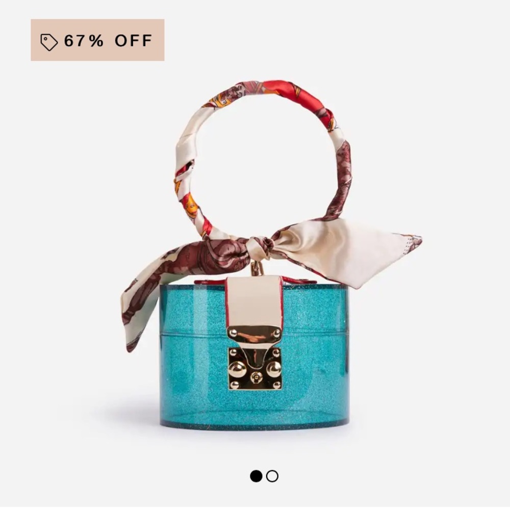 Blue purse